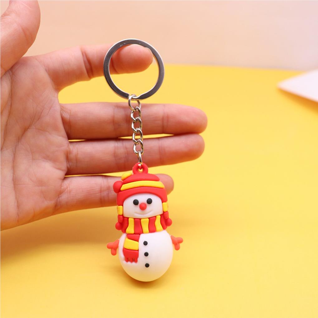 4 Pieces Xmas Keyring Bag Pendent Compact Size Sweet Gift Festival Accessories Christmas Decor Hanging Ornament Holiday Supplies