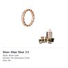 BVLGARI 18K Rose Gold Rings Unisex AN856868