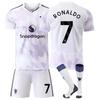 Подростки Дети Взрослые Индивидуальное Имя Футбольная Форма 25/26 Манчестер Юнайтед Выездная #7 РОНАЛДУ Спортивная Одежда для Тренировок по Футболу Футбольная Форма с Носками