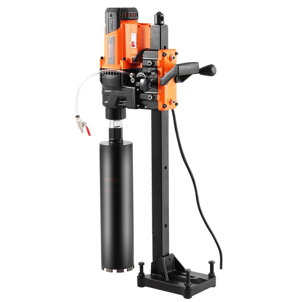 Core Drill Machine 0.8-9.8in Dia 3200W Diamond Core Drill Rig with Stand