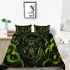2023 Новый стильный комплект пододеяльников с наволочкой, двойное полноразмерное постельное белье, пододеяльники, 3D волк, домашний текстиль, покрывала для мальчиков и мужчин