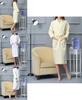 Hotel Cotton Waffle Weave Bathrobe With Embroidered Logo For Spa And Hospitality Use