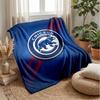 Chicago Cubs Flannel Fleece Blanket Cozy Warm Throw Blanket For Couch Bed Travel All Season Use