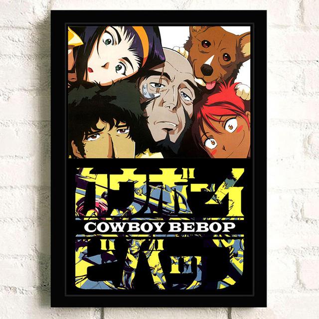 Японский боевик, научная фантастика, аниме, ковбойская комната, картина маслом, постер, ретро-искусство, украшение для дома, стены, картина
