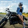 2 шт. Мотоциклетный шлем Кошачьи ушки, Милые аксессуары для сноубординга, катания на лыжах и велоспорта Синие