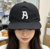 ins American Vintage A Letter Embroidery Flat Brim Cap Children's Street Hip Hop Shade Baseball Cap Men's Tide