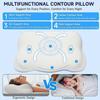 Cloud Pillow - Ergonomic Memory Foam Pillows, Adjustable Cervical Neck Support Pillow with Breathable Pillowcase