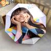 1 шт. Автоматический складной зонт - Aitana с узором из имени на заказ, Портативная и складная конструкция с 8 спицами, Рождественские и Новогодние подарки