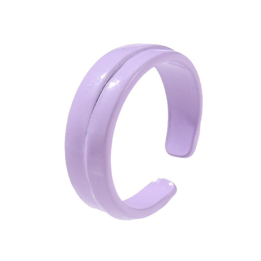 Регулируемое кольцо цвета макарон в стиле ретро, ​​простое модное кольцо, темпераментное женское кольцо в стиле панк, трендовые ювелирные изделия