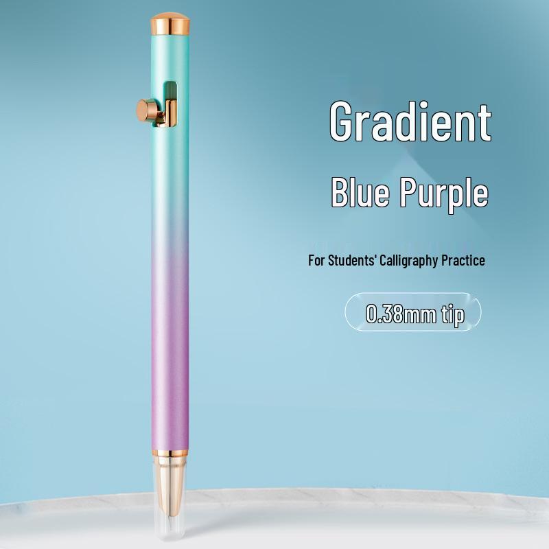 Сменная чернильная картриджная перьевая ручка - Двойное использование для студентов и каллиграфии, Высокий внешний вид, Градиентный цвет