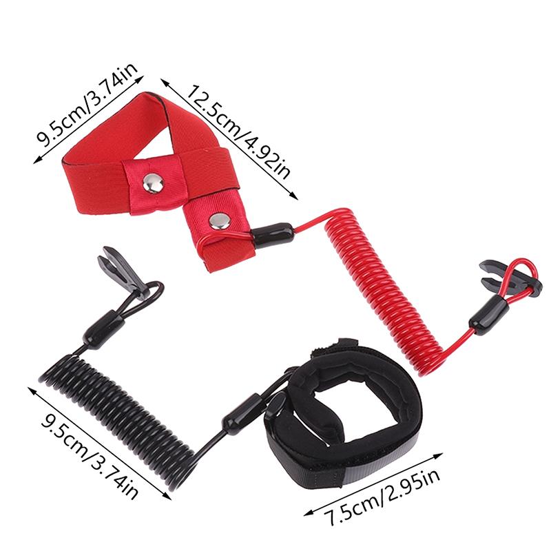 Трос остановки двигателя лодки, страховочный шнурок для лодки, шнурок для подвесного мотора лодки, выключатель стоп-сигнала для большинства бортовых двигателей