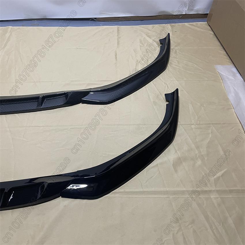 Для BMW 5 G30 G31 525i 530i 530d 540i M 2017-2020 Автомобиль Передний Бампер Губа Подбородок Защита Диффузор Крышка Дефлектор Комплекты Обвеса Глянцевый Черный