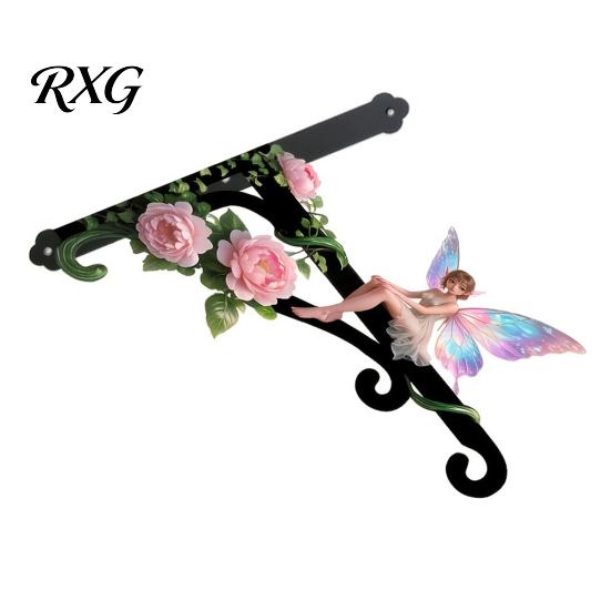 Durable Yard Decorations Wall Mounted Planter Hanger Hook, Animal Iron Hanging Plant Bracket, Creative Outdoor Decor Heavy Duty Holders for