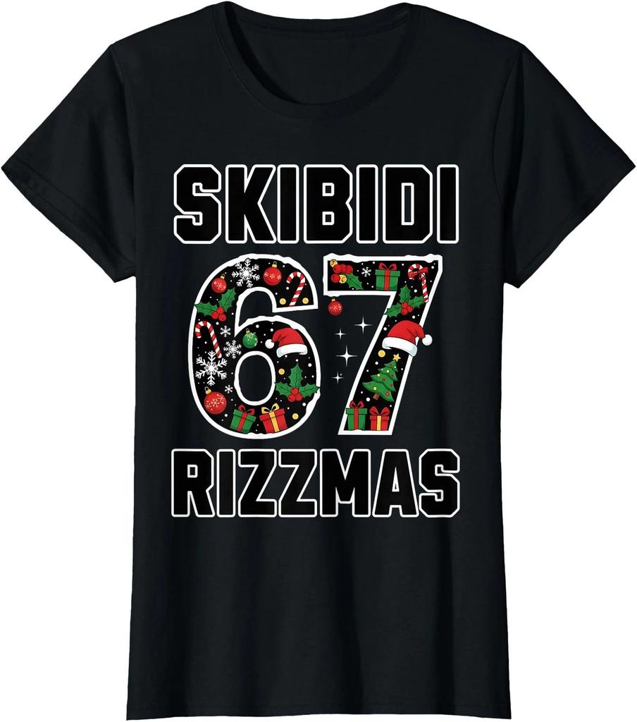 Bruh 67 Six Seven Meme Funny Cupid Dabbing Fun Ladies' V-Neck Tshirt