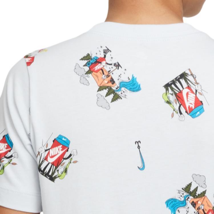 Nike Kids T Shirts Crew Neck Moderate Kids' DQ3856-100