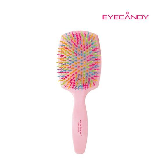 Eye Candy Volume S King Paddle Brush Neo Pink, Korean Cosmetics