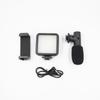 Action Camera Stabilizer with LED Light for Outdoor Live Streaming and Photography