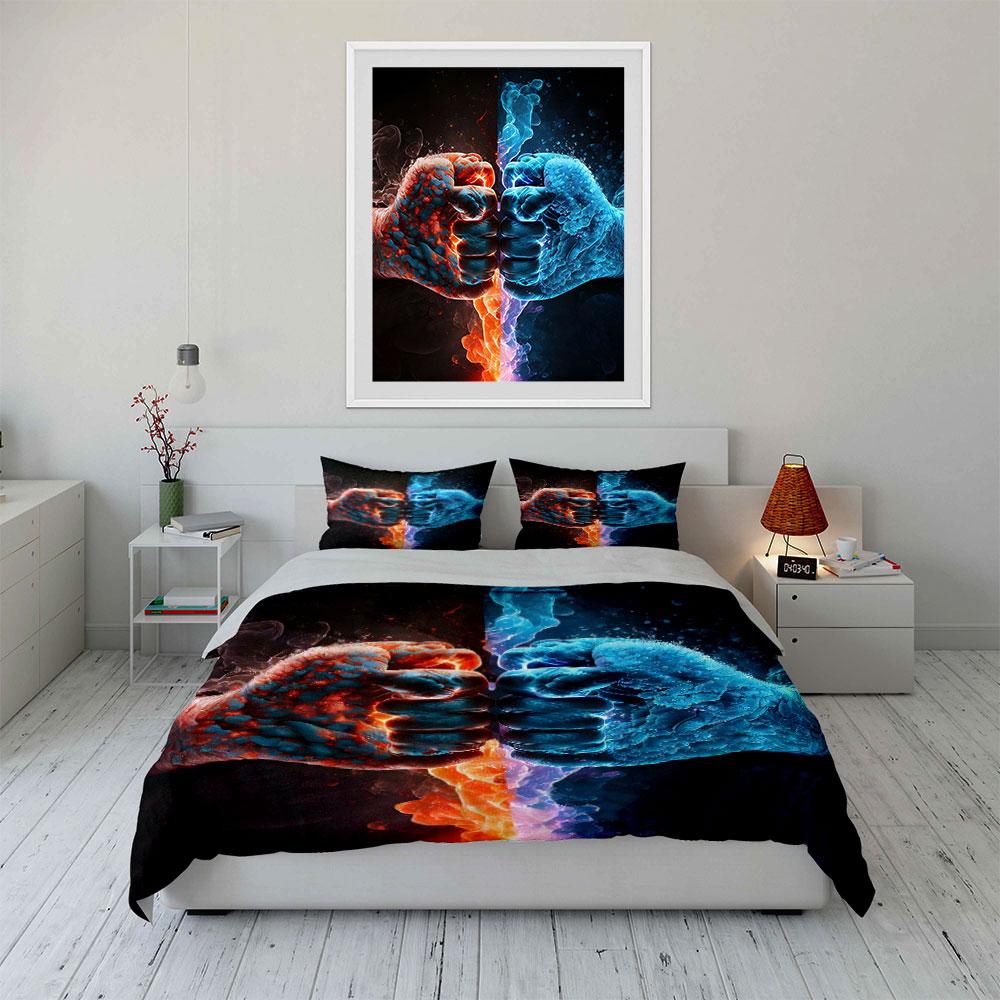 Fiery and icy fists. Bedding sets Duvet cover sets Duvet covers Pillowcases(1* Duvet Cover 2* Pillowcases without duvet insert)