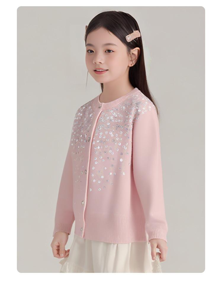 Girls' Cardigan Spring and Autumn Style Sweater