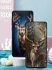 Чехол для телефона с узором "Олень и Личи" для Samsung Galaxy A55 A35 A15 A14 A13 A25 A54 A51 A71 A72 A73 A32 A52 A41 5G Мягкий ТПУ Корпус Сумки