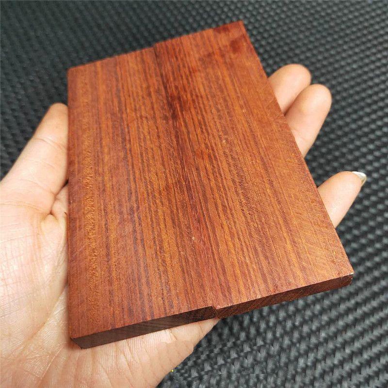 2Pieces Natural Wood Material Handmade Kitchen Knife Handle Board Solid Raw Material Carved Log Crafts Production Panel