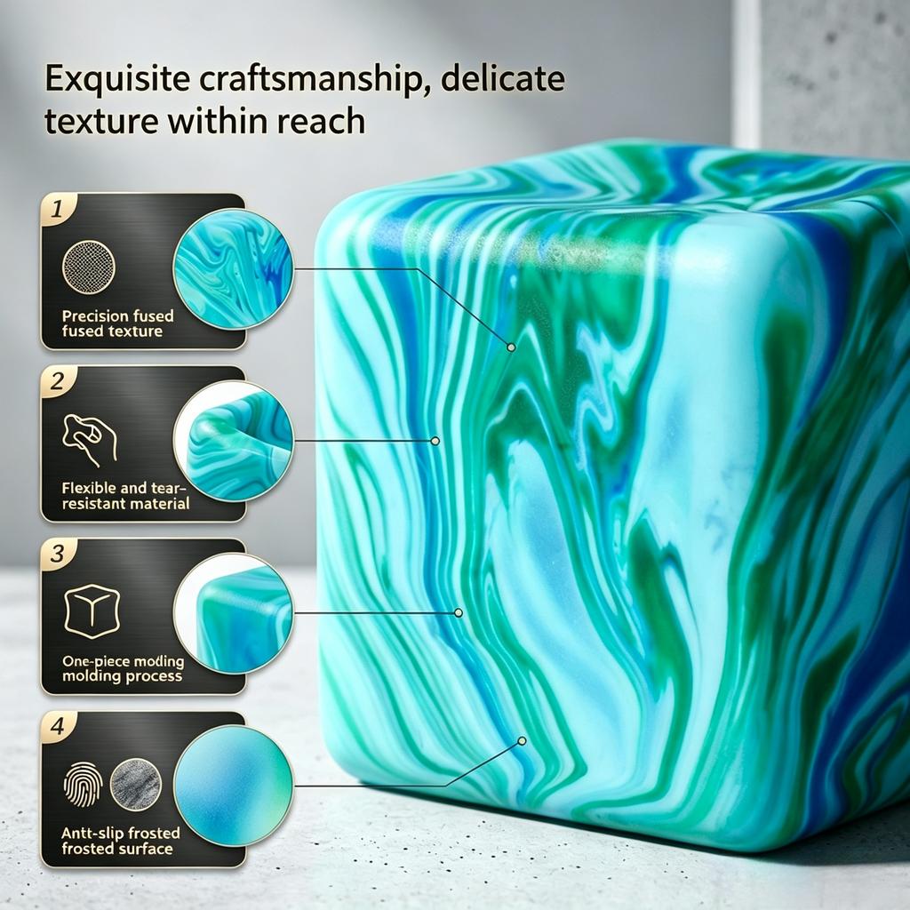 Ice Cubes Maltose Cubes Stress Relieving Toys Ice Feel Toys Squeezing And Pressure Resistant Office Desk Ornaments Gifts