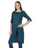 Designer Indian Bollywood Kurta Women Cotton Solid Kurti Casual Top Tunic