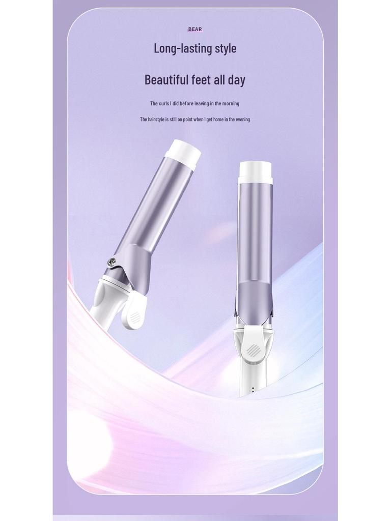 40-мм автоматическая вращающаяся плойка с отрицательными ионами - бережная укладка крупными волнами