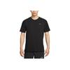 Dri-FIT Trail Solar Chase ADV Logo Running Comfortable Versatile Short Sleeve Breathable T-Shirt Men Tops Black Summit-White HJ3581-010