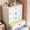 miflame Japanese Style 7-Tier Plastic Storage Cabinet