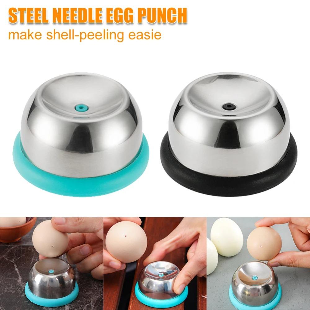 Easy Peeling Boiled Egg Piercer Stainless Steel Egg Puncher Quality Egg Separator Egg