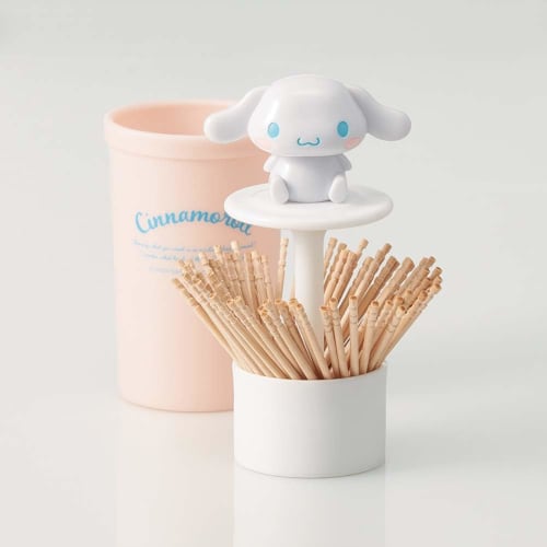 Skater Toothpick Holder with Mascot, Toothpick Holder, Toothpick Storage, Desktop, Sanrio Cinnamoroll Design, TWYJ1D-A