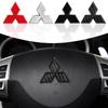 3D Наклейка-эмблема на руль автомобиля Автоаксессуары для салона Для Mitsubishi 9 Ralliart X EXASX L200 Colt Outlander Pajero Lancer