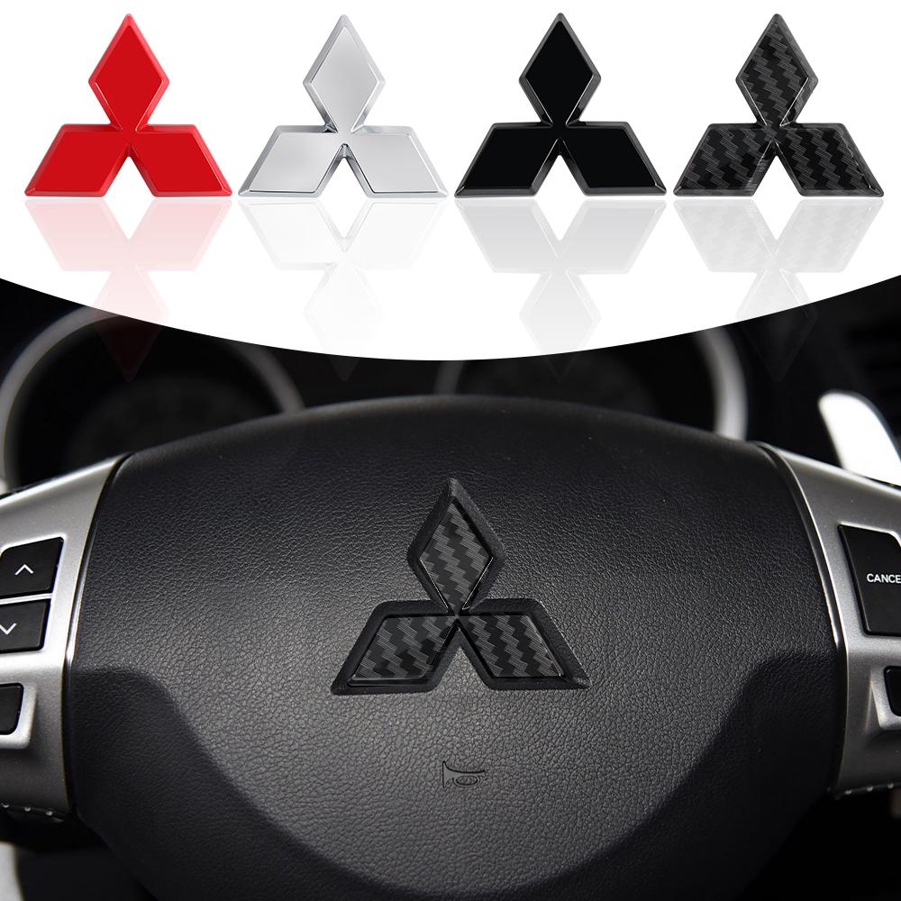 3D Наклейка-эмблема на руль автомобиля Автоаксессуары для салона Для Mitsubishi 9 Ralliart X EXASX L200 Colt Outlander Pajero Lancer