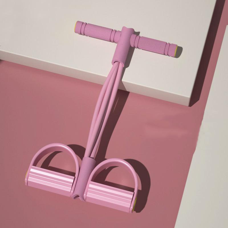 Комплект из четырех предметов для йоги: Педальный съемник, устройство для красоты ног, тонер для бедер и кольцо для йоги.