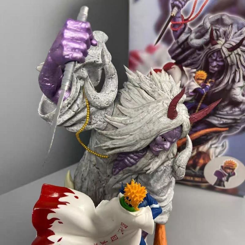 Аниме Наруто Экшн-фигурка 22 см Намикадзе Минато Фигурка Статуя Йондайме Хокаге Статуя Модель ПВХ Модель Коллекционная Кукла Игрушки Подарок