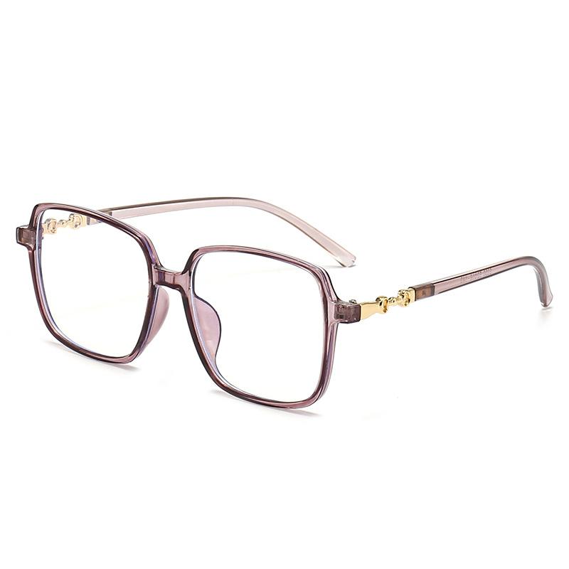 Новые квадратные очки в большой оправе с защитой от синего света, оправа для интернет-знаменитостей, модные ретро-простые очки