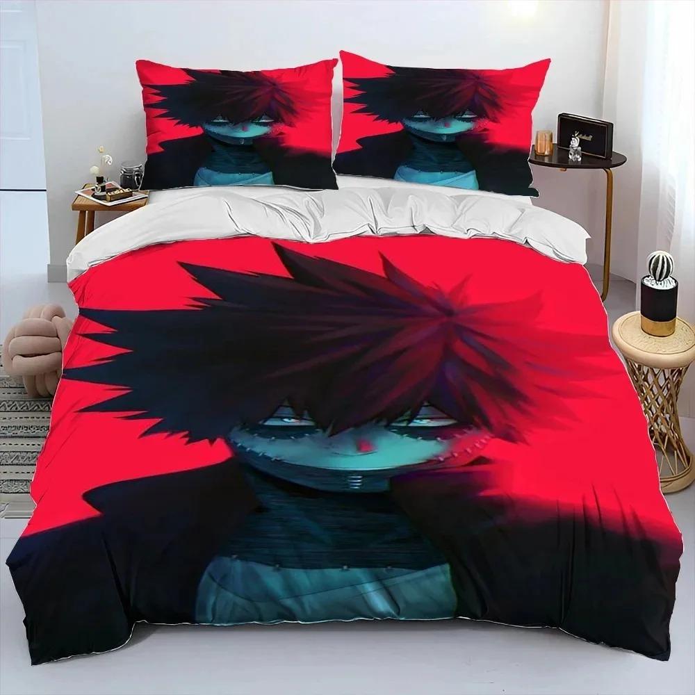 Anime My Hero Academia Izuku Deku Bedding Set Twin Queen Size Duvet Cover Pillowcase for Boys Girls