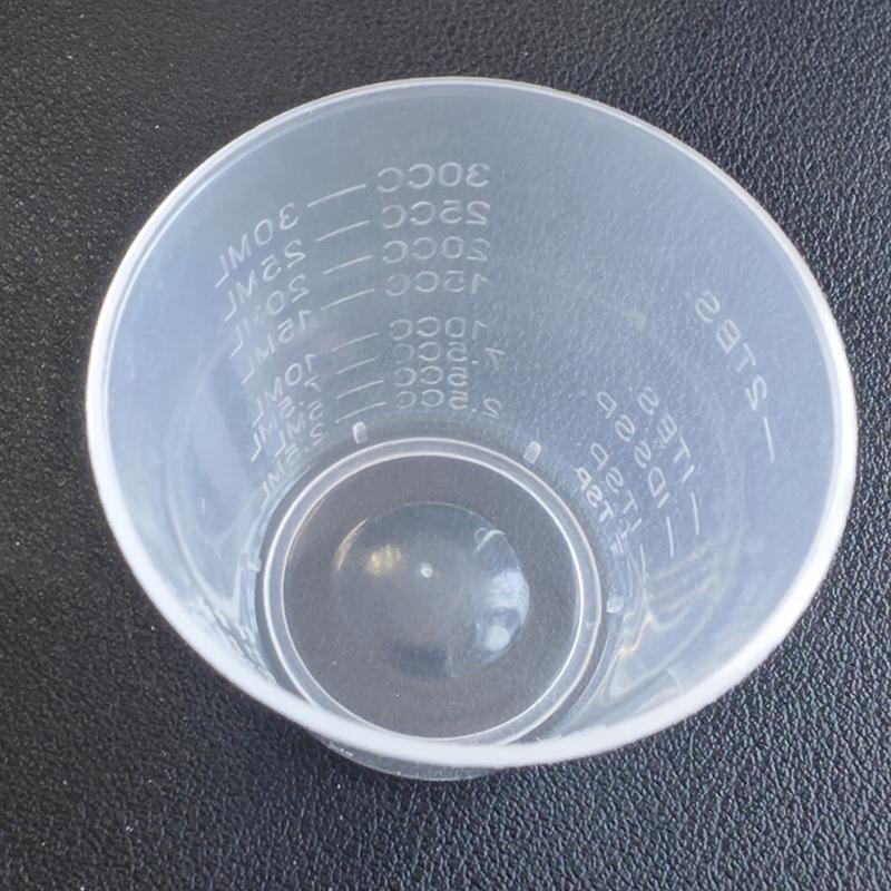 10 шт., аэрограф, поделки, искусство, ремесло, модель, инструмент для хобби, 1 унция/30 мл, градуированные пластиковые чашки для смешивания, универсальный мерный поддон для краски