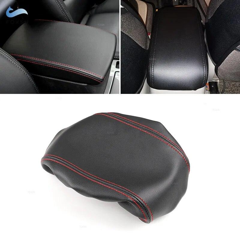Мягкий кожаный чехол на подлокотник для Mazda 6 2006 2007 2008 2009 2010 2011-2015, автомобильный центральный подлокотник, кожный чехол, отделка