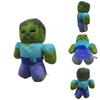 Minecraft Game Character Green Zombie Plush Doll Toy For Play And Collecting
