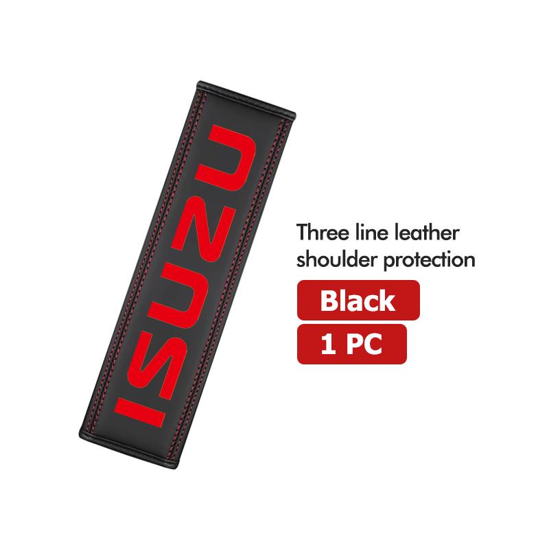 1/2PCS Car Styling Leather Seat Belt Shoulder Cover Protection Padsor Accessories For Isuzu D-MAX D MAX Dmax I II WFR VAN 4X4