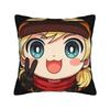 Decorative Pillow Cover Trickcal CChibi Go Games Merchandise Living Room  Throw Pillow Case Cover Square Multiple Sizes