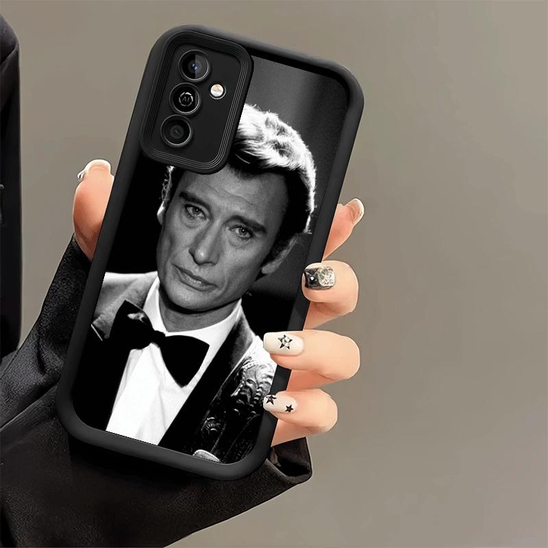 Чехол для телефона Samsung Galaxy S26 S25 Ultra S24 FE Johnny Hallyday Музыкальный чехол S23 Plus S22 + S21 S20 5G Мягкий силикон Funda