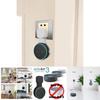 Sleek Black And White Wall-mount Charging Stand For Echo Dot 3 Smart Speaker