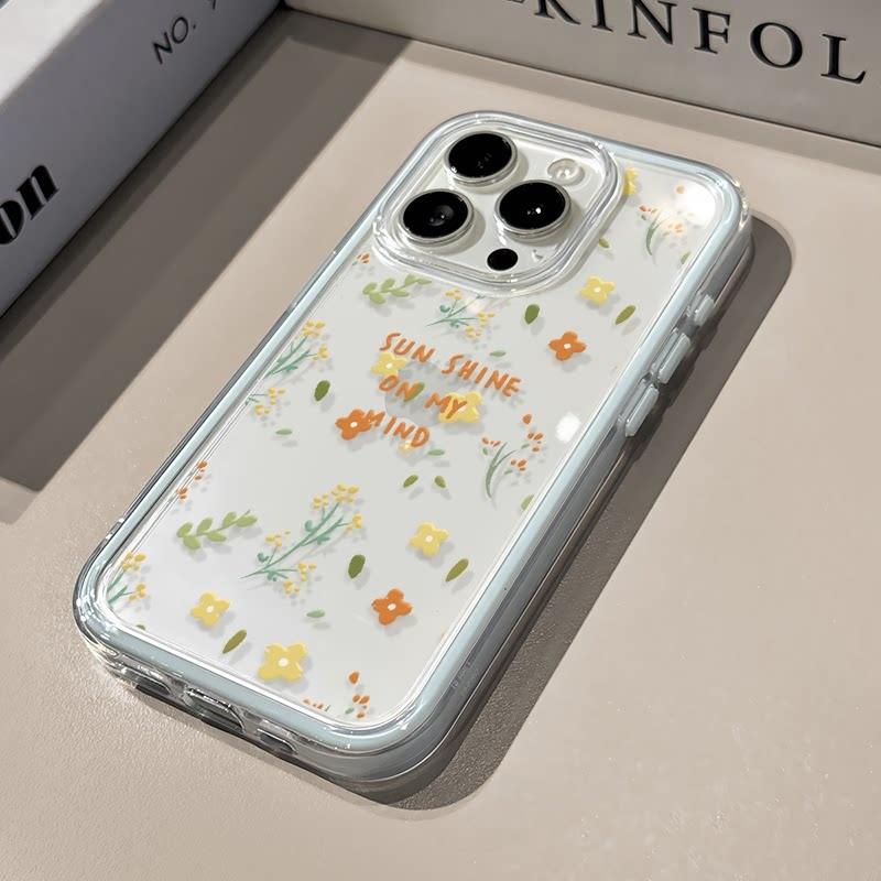 Flowers Letter Soft Clear Phone Case For Samsung Galaxy S26 Ultra  S23 S25 FE S24 S22 Plus A57 A37 A55 A54 A36 A35 A15 A16 Cover