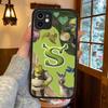 Classic Movie S-Shrek Matte Translucent Phone Case For Iphone 16 ProMax 15 14 13 12 11 X XS PRO Plus
