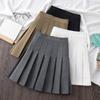 Women's Summer High Waist Pleated Satin Skirt Mini Fashion Slim Fit Waist Casual Tennis Skirt School Skirt