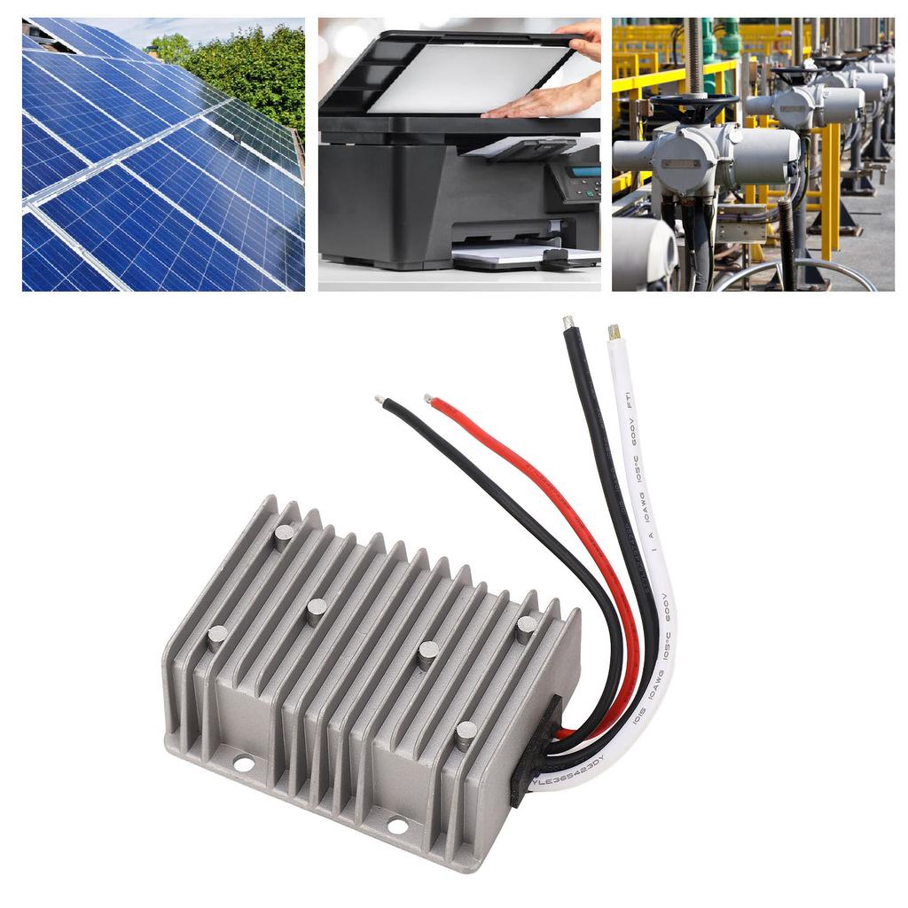Модуль постоянного тока с 30‑60 В до 12 В преобразователь напряжения IP67 водонепроницаемый силовой трансформаторный модуль 480 Вт 40 А