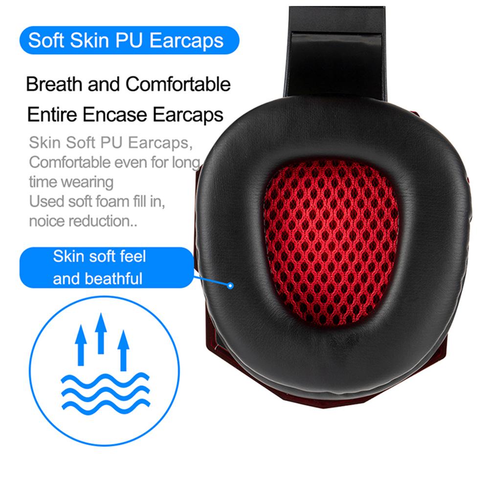 Professional Led Light Wired Gaming Headphones With Microphone For Ps4 Ps5 Xbox Computer Bass Stereo Pc Gaming Headset Gifts